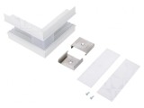 Conector 270&deg; Alb Aluminiu VARIO30-05