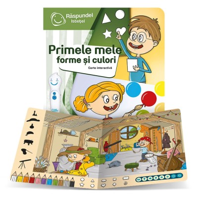 Raspundel Istetel, Carte &amp;ndash; Primele mele forme si culori, ALBI &amp;ndash; BLACKFIRE foto