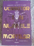 VORBITOR IN NUMELE MORTILOR. AL II-LEA ROMAN DIN SAGA LUI ENDER-ORSON SCOTT CARD, Alb, L