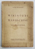 MINIATURI SI MANUSCRISE DIN MUSEUL DE ARTA RELIGIOASA- VICTOR BRATULESCU