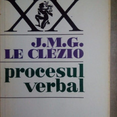 J. M. G. le Clezio - Procesul verbal (1979)