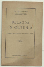 Dr.Ch.Laugier / PELAGRA IN OLTENIA - editie 1923 foto
