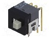 Intrerupator glisant, 2 pozitii, DPDT, ON-ON, NKK SWITCHES - AS22AH