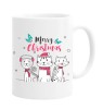 Cana alba personalizata &quot;merry christmas&quot;, INOVATIX&reg;. 330ml, Oem
