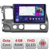 Navigatie Android Honda Civic Sedan 2005-2011 QLED 4GB RAM 64GB CarPlay