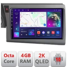Navigatie Audi A6 C6 2004-2010 QLED 2K Octa core 4+32 DSP 360 Optic FHD internet gps radio carplay android auto kit-a6-c6+EDT-E409-2K CarStore Technol