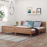Cumpara ieftin Cadru de pat, 200x200 cm, lemn masiv de tec