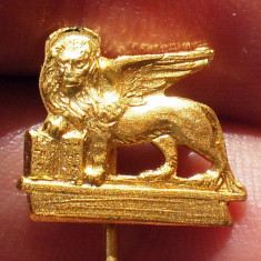 I.171 INSIGNA ITALIA VENEZIA STICKPIN LEU SAN MARCO h16mm MINIATURA