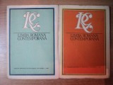 LIMBA ROMANA CONTEMPORANA VOL. I - II de ION COTEANU , Bucuresti 1985
