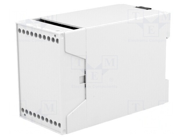 Carcasă pentru șină DIN ABS gri IP20 109x55x75mm