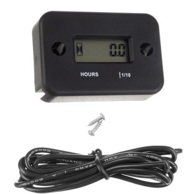Contor rotatii motor cu afisaj LCD, universal, 5,4x3,7x1,5 cm, negru foto