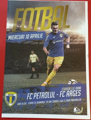 Program meci fotbal PETROLUL PLOIESTI - FC ARGES PITESTI (10.04.2019) foto