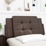 vidaXL Pernă pentru tăblie pat, maro, 100 cm, piele artificială
