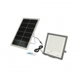 Proiector led de 300W, 6400K cu panou solar 30W, baterie si telecomanda Breckner Germany