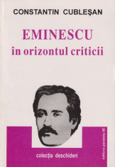 Eminescu in orizontul criticii - Constantin Cublesan foto