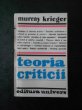 MURRAY KRIEGER - TEORIA CRITICII