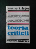 MURRAY KRIEGER - TEORIA CRITICII