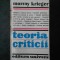 MURRAY KRIEGER - TEORIA CRITICII