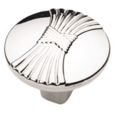 Cumpara ieftin Buton pentru mobila din metal, cu model, OZS-1081, crom