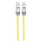 Cablu tipe-c la tipe-c pd100w, 1m hoco crystal gold