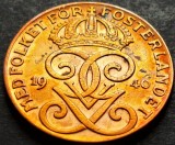 Moneda istorica 2 ORE - SUEDIA, anul 1940 *cod 5268 - GUSTAF V = excelenta!, Europa