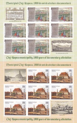 ROMANIA 2024-CLUJ-NAPOCA, 1900 ANI DE ATESTARE DOCUMENTARA, MINICOLI, MNH-LP 2473 foto