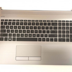 Carcasa superioara cu tastatura palmrest Laptop, HP, ProBook 470 G7, L91025-031, iluminata, layout US