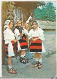 Bnk cp Rozavlea - Port maramuresan - circulata - marca fixa - cod 2399/78, Printata, Maramures