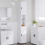 vidaXL Dulap de baie &icirc;nalt cu ușă Alb 30 x 35 x 192 cm Lemn compozit