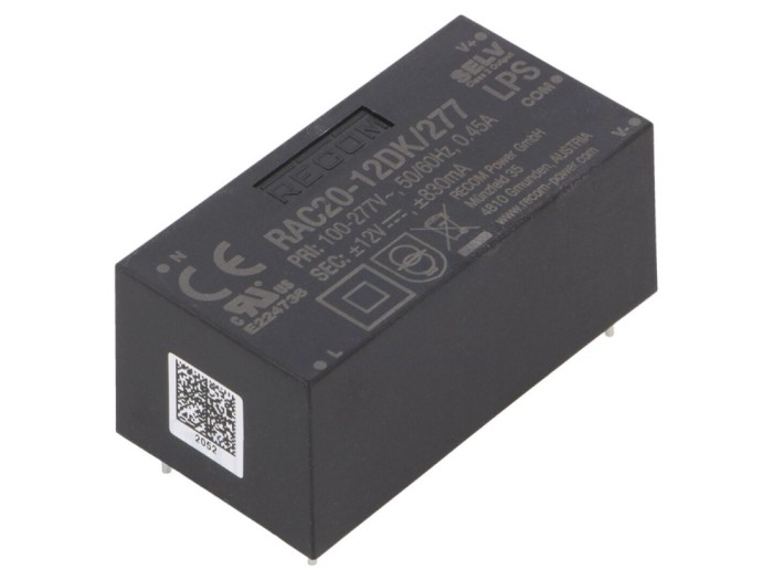 Convertor AC/DC 20W 12V