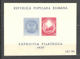 Romania.1950 Expozitia filatelica-Bl. ZR.151, Nestampilat