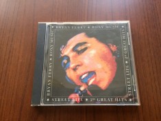 bryan ferry roxy music street life 20 great hits compilatie 1986 UK cd disc selectii muzica synth pop disco glam rock electro VG++