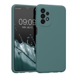 Cumpara ieftin Husa kwmobile pentru Samsung Galaxy A23 /Galaxy A23 5G, Silicon, Verde, 57829.207, Carcasa