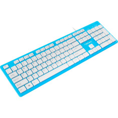 Tastatura Natec Discus Slim blue-white foto