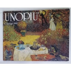 UNOPIU ' , CATALOGO 1995 , MOBILIER DE GRADINA SI TERASA , TEXT IN LIMBA ITALIANA