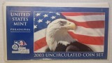 Set Monede Monetarie United States Statele Unite America USA, 2003, Philadelphia, 10 monede, America de Nord