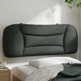 Gossi perna pentru tablie de pat, gri inchis, 100 cm, material textil
