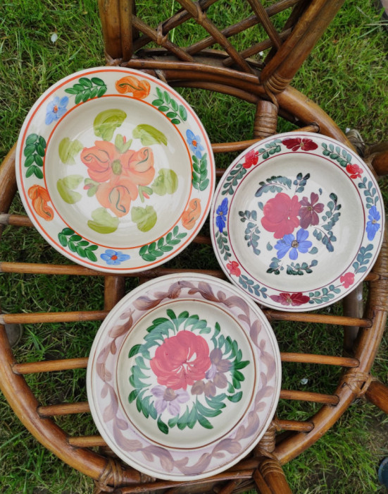 Set 3 farfurii decor romanesti