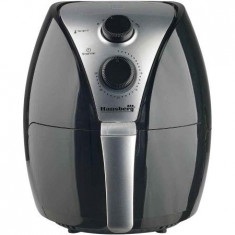 Friteuza Air Fryer Hausberg HB 2250, 1500 W, 2.6 L, Timer, Argintiu/Negru foto