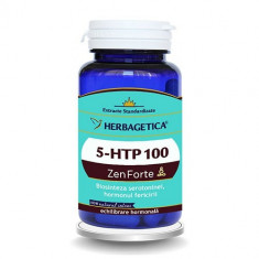 5-HTP 100 Zen Forte, 60cps, Herbagetica foto