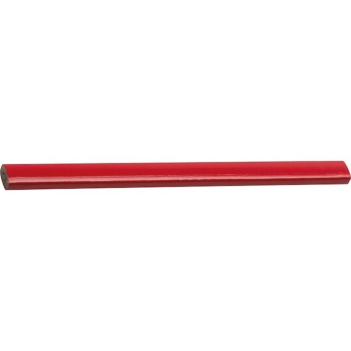 Creion de tamplar, constructii, multifunctional, din lemn - Rosu