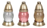 Candela funerara pentru mormant Grave, mix culori, 10h, 15 cm