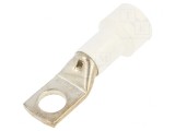 V&acirc;rf inelar tubular M16 16,5mm 95mm2 crimpat albă