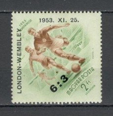 Ungaria.1953 Posta aeriana:Victoria echipei de fotbal-supr. SU.117 foto