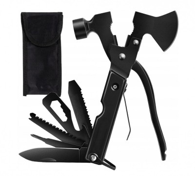 Briceag Multifunctional 12in1 MRG M1121, Cu Ciocan, Topor, Patent, Cutit C1121 foto