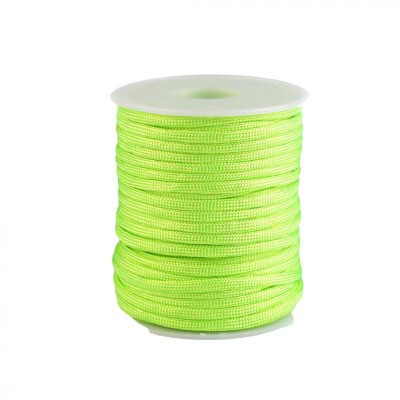 Cordelina paracord, diametru 4 mm, 23 m Verde neon foto