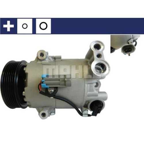 Compresor climatizare Opel Astra J 2009-2017, Meriva 2010-, Diametru rola (mm): 110, MAHLE ACP156000S