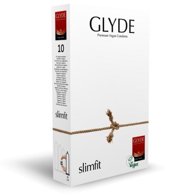 Prezervative Glyde Ultra Slimfit Vegan &amp;ndash; 10 foto