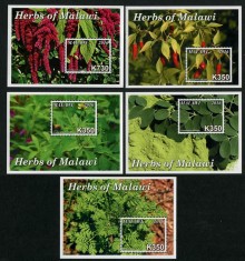 MALAWI 2014 PLANTE FLORI - SERIE LIMITATA 500 SETURI foto