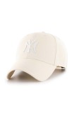 47brand șapcă din amestec de l&acirc;nă MLB New York Yankees culoarea bej, cu imprimeu B-MVPSP17WBP-NTC, 47 Brand
